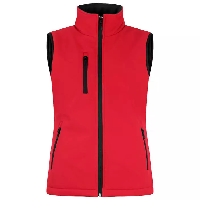 Clique lined women's softshell vest, Red, large image number 0