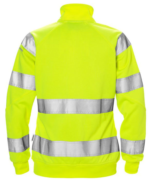 Fristads women's cardigan 7427 SHV, Hi-Vis Yellow, large image number 1