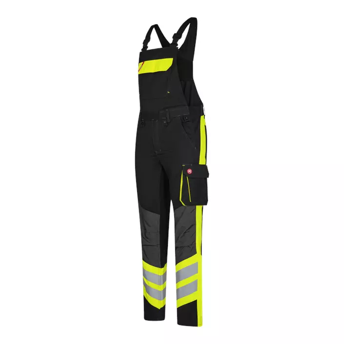 Engel Cargo overall, Svart/Gul, large image number 5