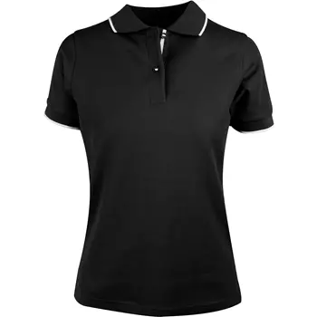 YOU Altea women's polo shirt, Black/White