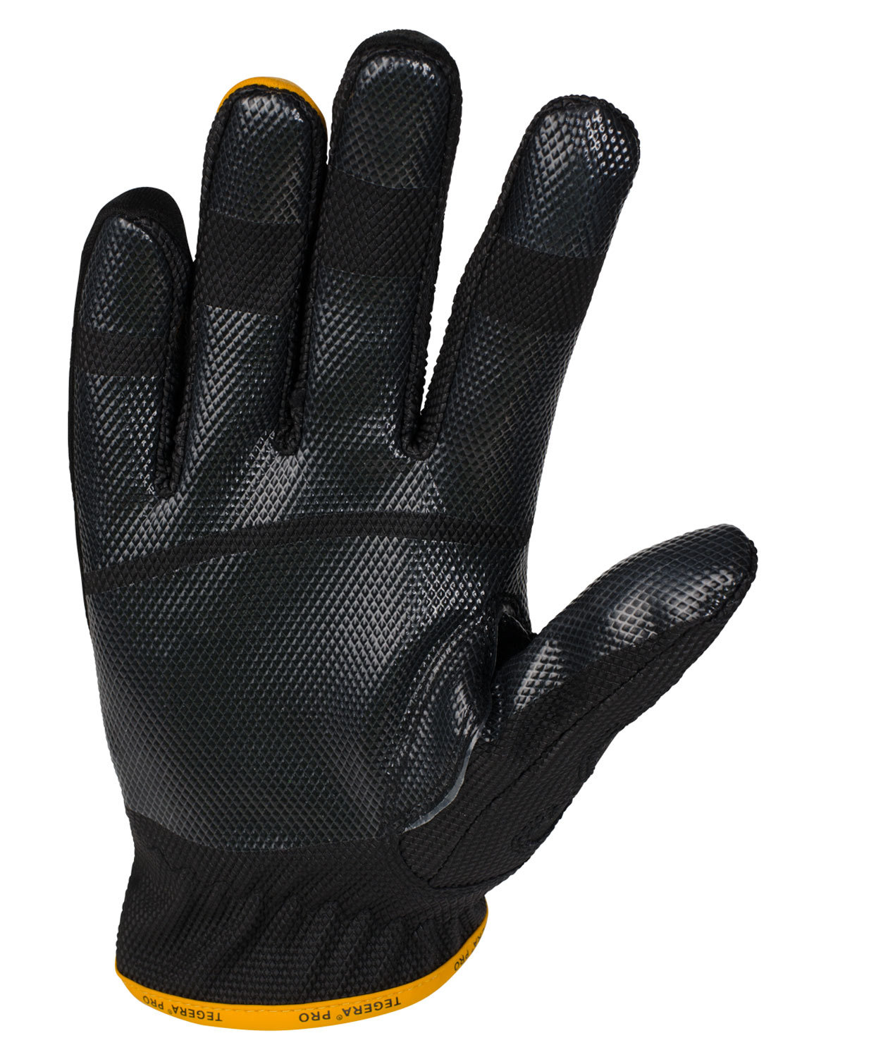 Tegera 9102 work gloves, Black/Yellow, large image number 1