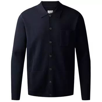 Clipper Manchester cardigan with buttons, Dark navy