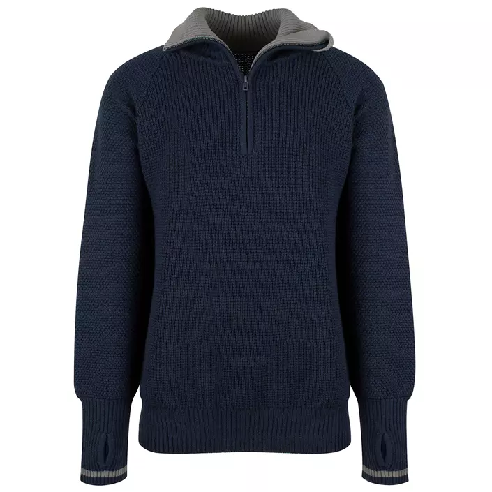 YOU Besseggen sweatshirt with merino wool, Marine Blue, large image number 5
