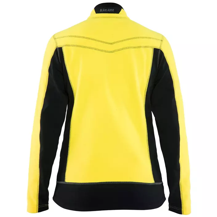 Blåkläder women's microfleece jacket, Yellow/Black, large image number 2