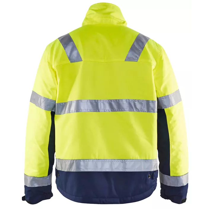 Blåkläder winter work jacket, Yellow/Marine, large image number 1