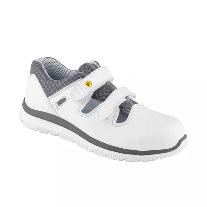 Euro-Dan Dynamic safety sandals S1, White, large image number 0