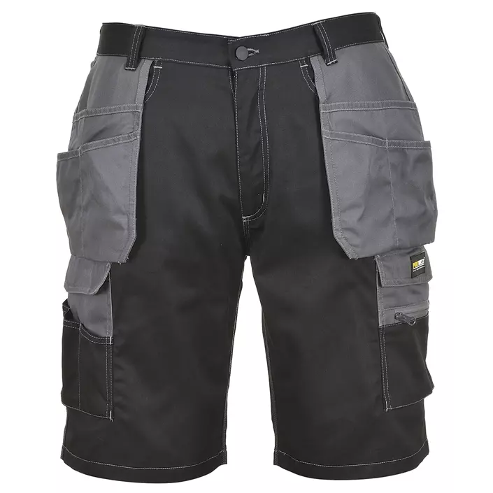 Portwest craftsmens shorts, Black/Grey, large image number 0