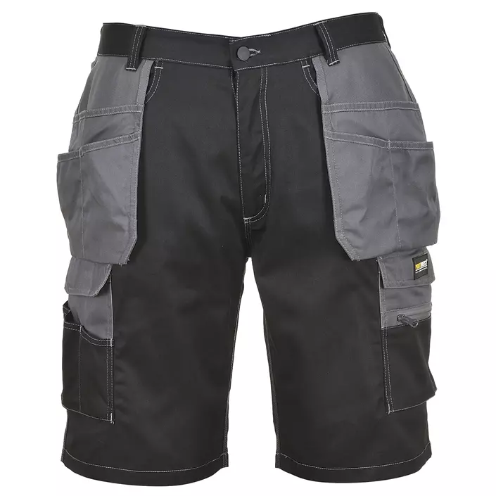 Portwest craftsmens shorts, Black/Grey, large image number 0
