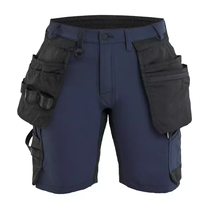 Blåkläder Damen Handwerkershorts full stretch, Dunkel Marine Blau/Schwarz, large image number 0