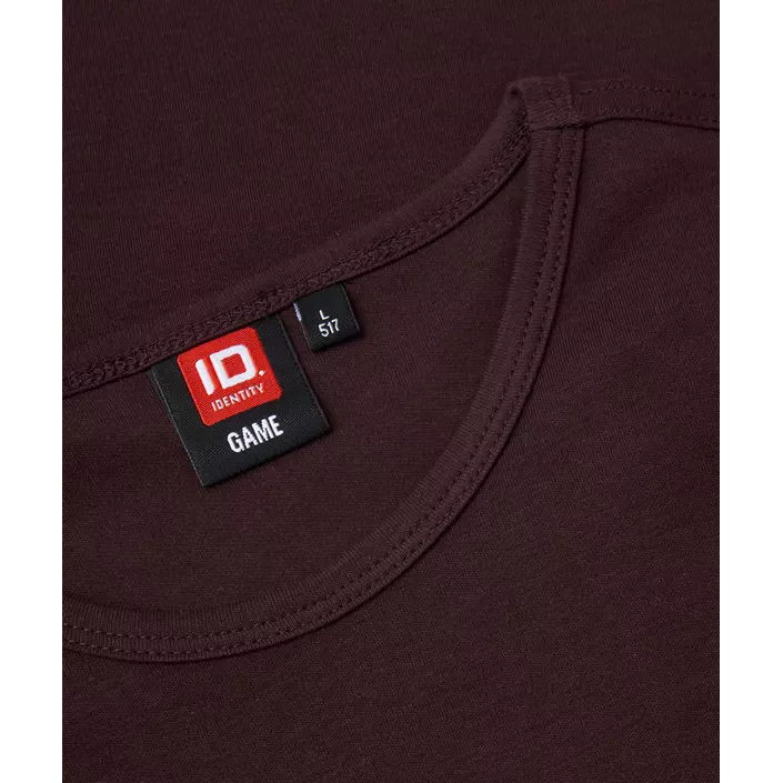ID Interlock T-Shirt, Dark bourdeaux, large image number 3