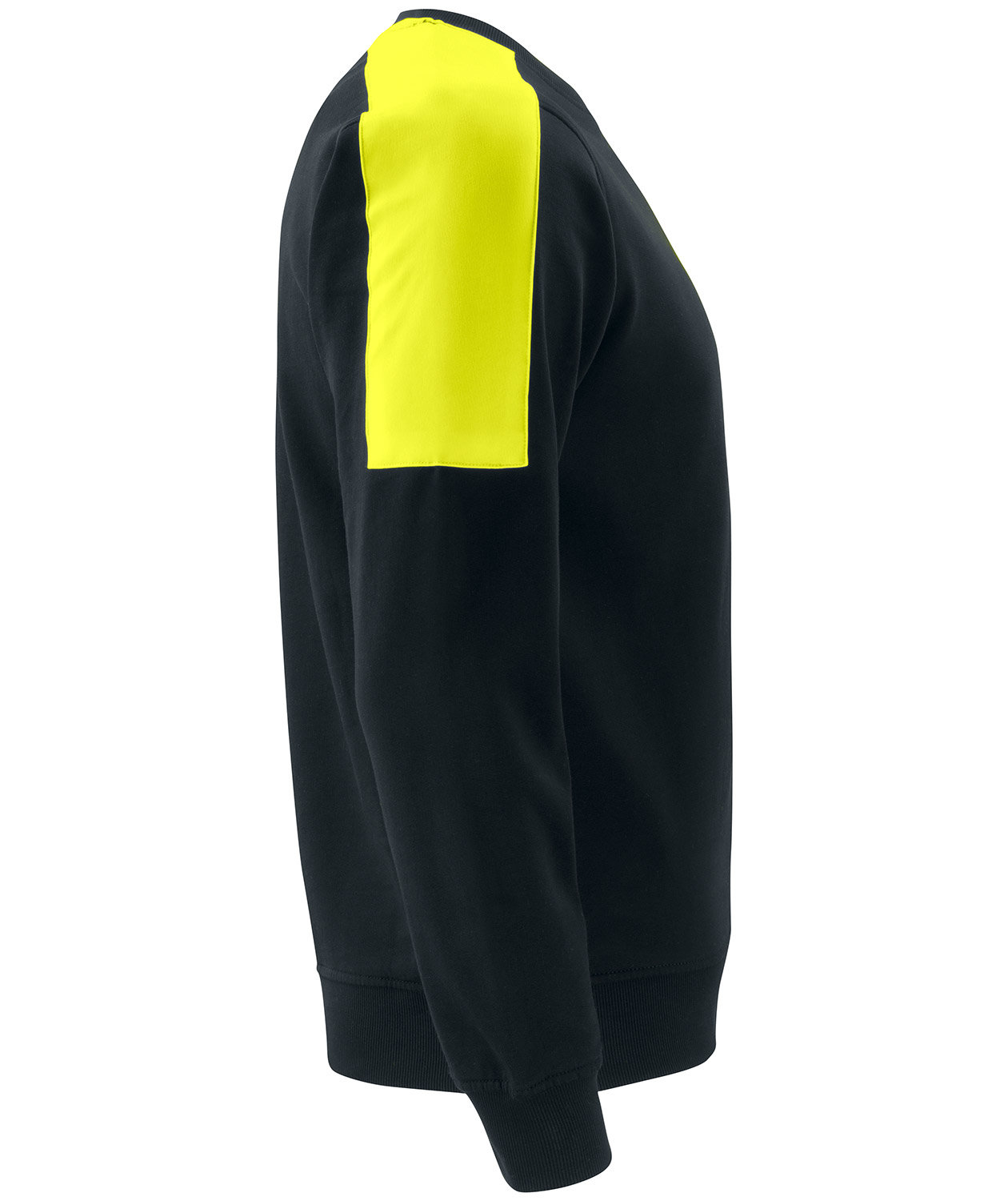 ProJob sweatshirt, Black/Hi-Vis Yellow, large image number 3