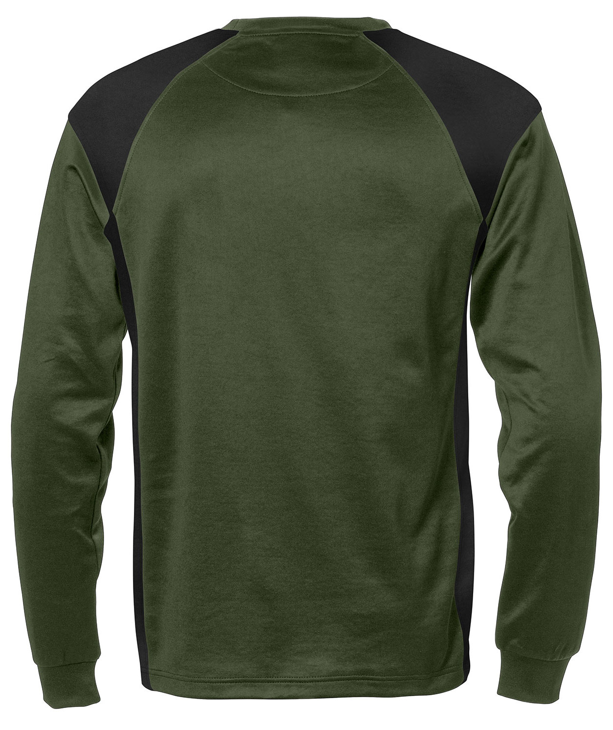 Fristads long-sleeved T-shirt 7071 THV, Army Green/Black
