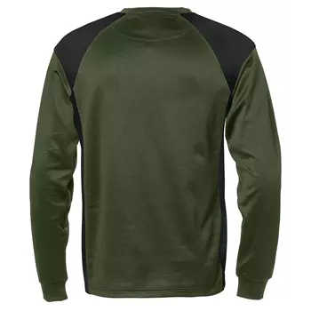 Fristads långärmad T-shirt 7071 THV, Militärgrön/Svart