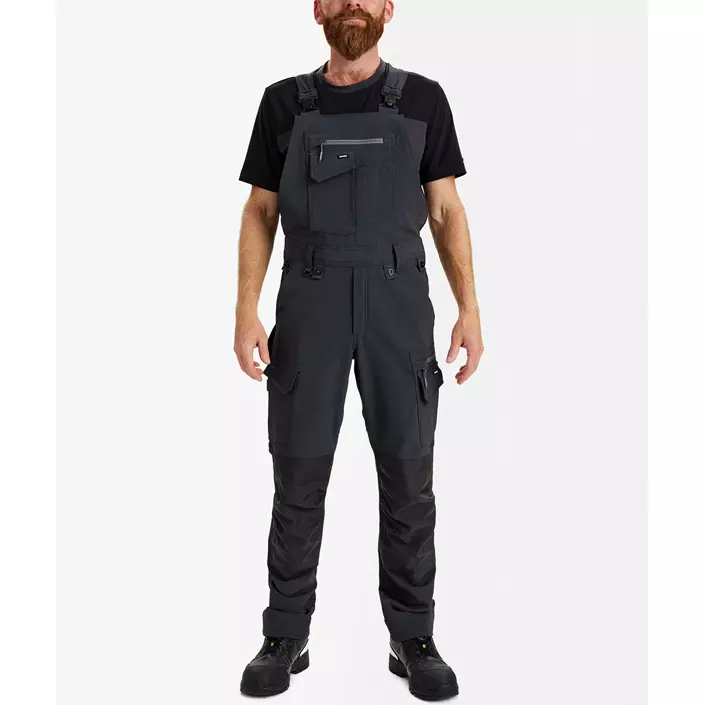 Engel Entire overalls full stretch, Anthracite Grey/Black, large image number 2