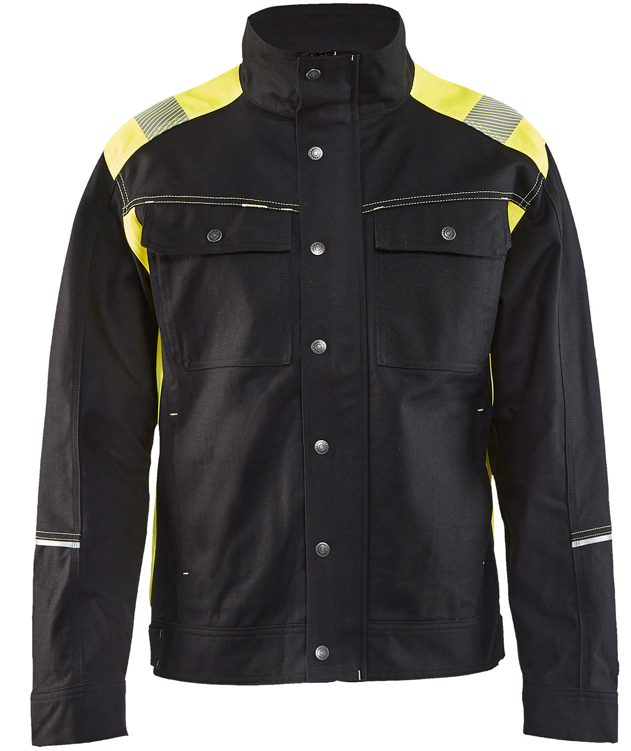 Bl&aring;kl&auml;der work jacket, Black/Hi-Vis Yellow, large image number 0