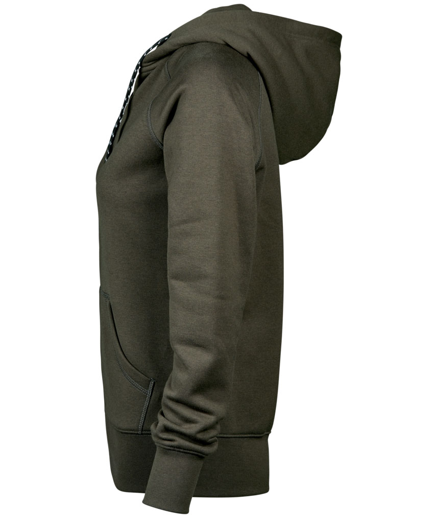 Tee Jays Fashion full zip women's hoodie, Deep Green, large image number 3