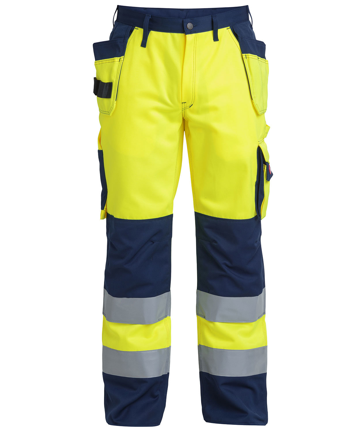 Engel hantverksbyxa, Gul/Marinbl&aring;