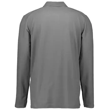Kansas Match langermet Polo T-skjorte, Mørkegrå