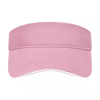 Myrtle Beach Sandwich solskærm, Light-Pink/White