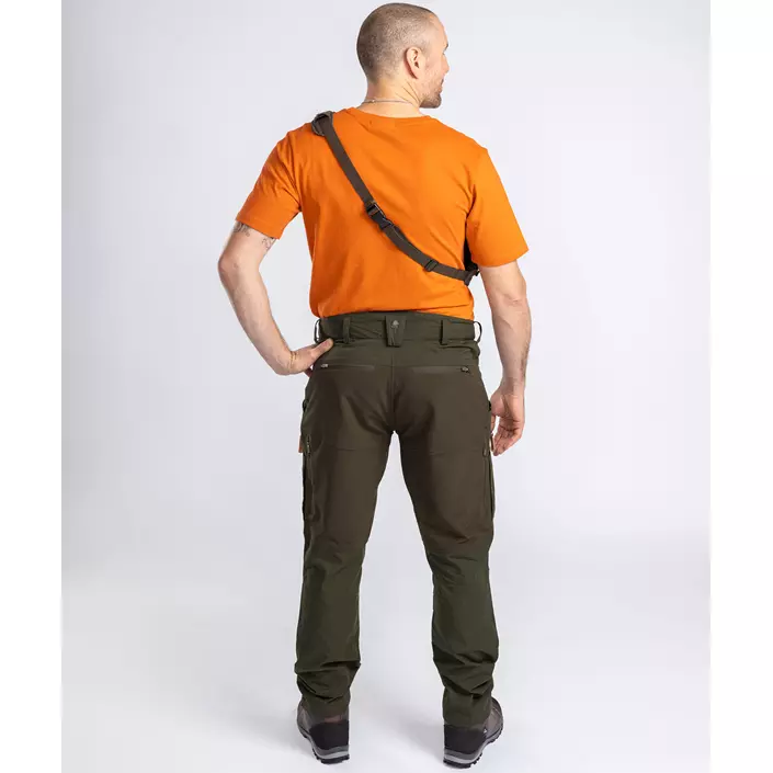 Pinewood Lappland Expert bukser, Moss green, large image number 12