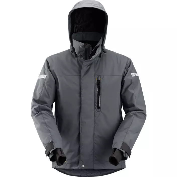 Snickers AllroundWork 37,5® waterproof vinterjacket 1102, Steel Grey/Black, large image number 0