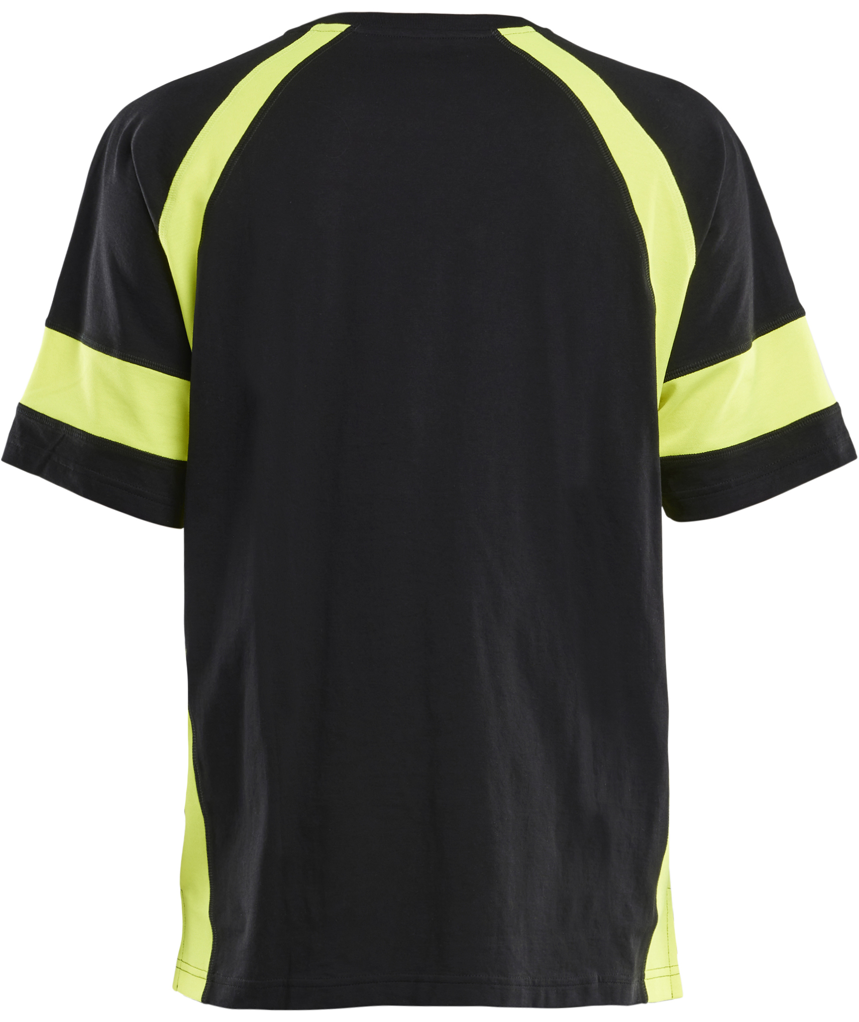 Bl&aring;kl&auml;der T-shirt, Svart/Varselgul, large image number 1