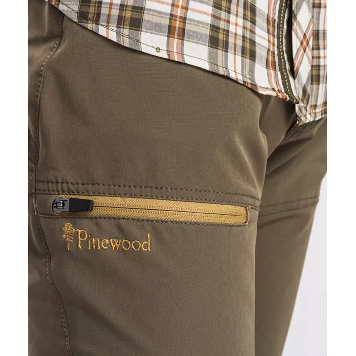 Pinewood Finnveden Trail stretch bukser, Earth Brown, large image number 5