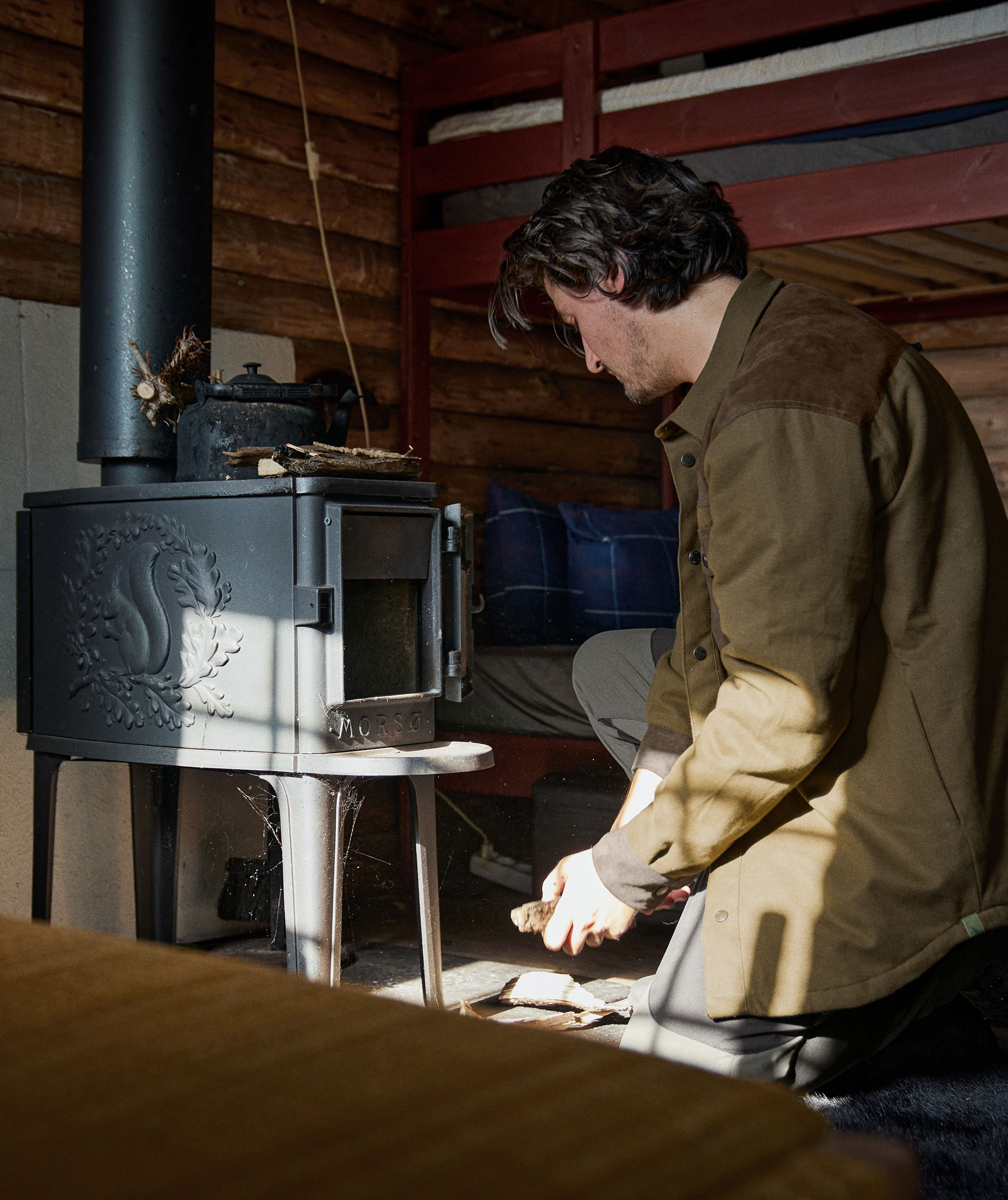 Seeland Vancouver flanell overshirt, Pine green, Pine green, large image number 3