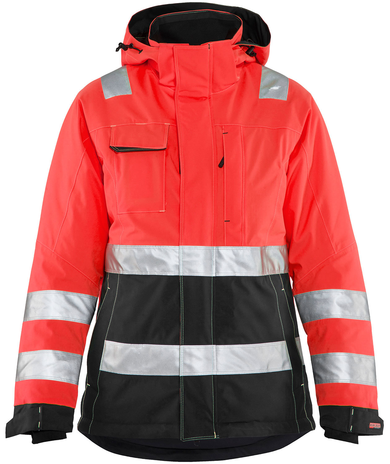 Bl&aring;kl&auml;der women's winter jacket, Hi-vis Red/Black