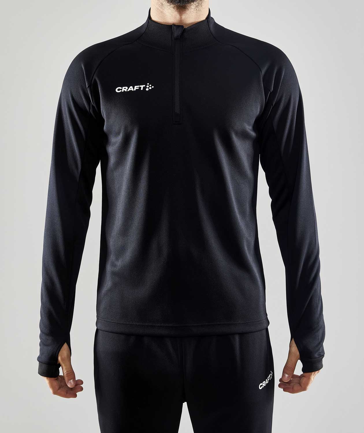 Craft Evolve Halfzip sweatshirt, Svart