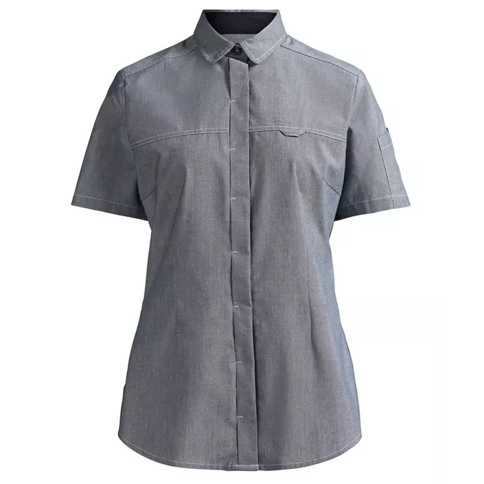 Kentaur modern fit women's short-sleeved shirt, Chambray Grey, large image number 0