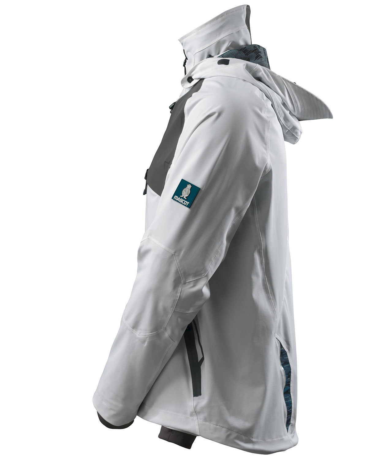 Mascot Advanced skaljacka full stretch, Vit/M&ouml;rk Antracit, large image number 1