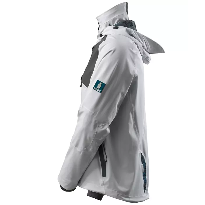 Mascot Advanced shell jacket, White/Dark Antracit, large image number 1