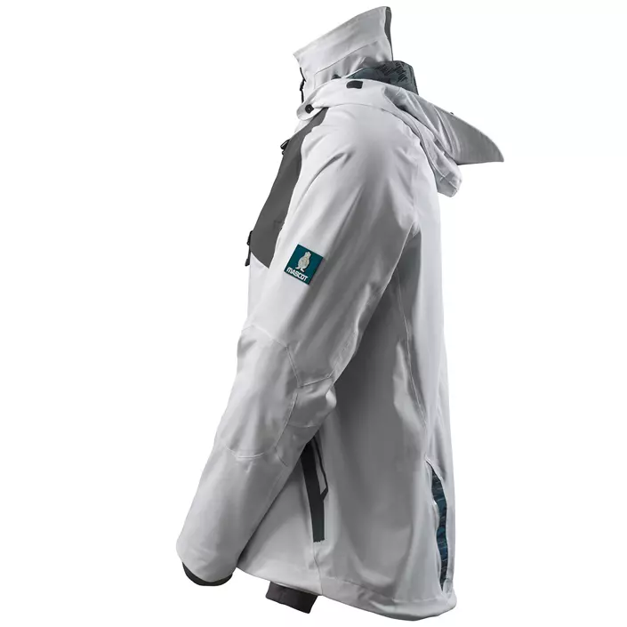 Mascot Advanced shell jacket, White/Dark Antracit, large image number 1