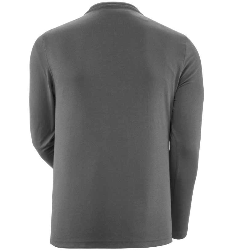 Mascot Crossover lang&auml;rmliges T-Shirt, Dunkel Anthrazitgrau, large image number 1