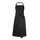 Toni Lee Kron bib apron with pocket, Black, Black, swatch