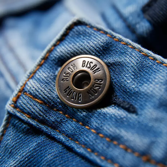 Bison Superflex jeans, Light Wash, large image number 2