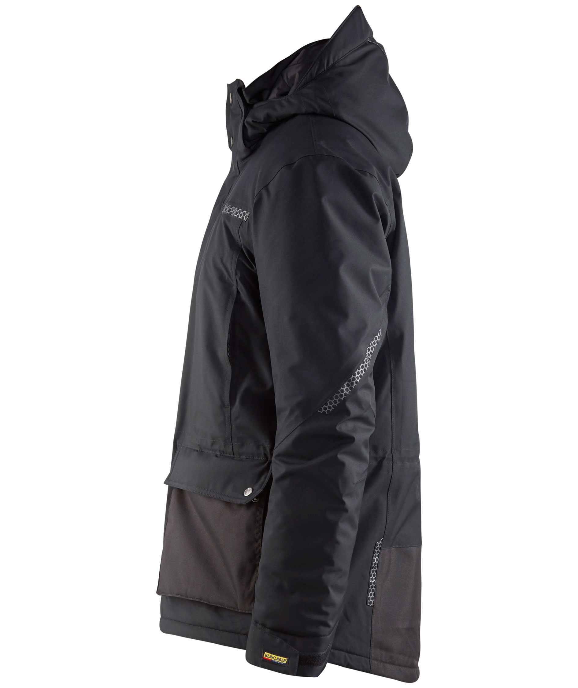 Bl&aring;kl&auml;der winter parka jacket, Black, large image number 2