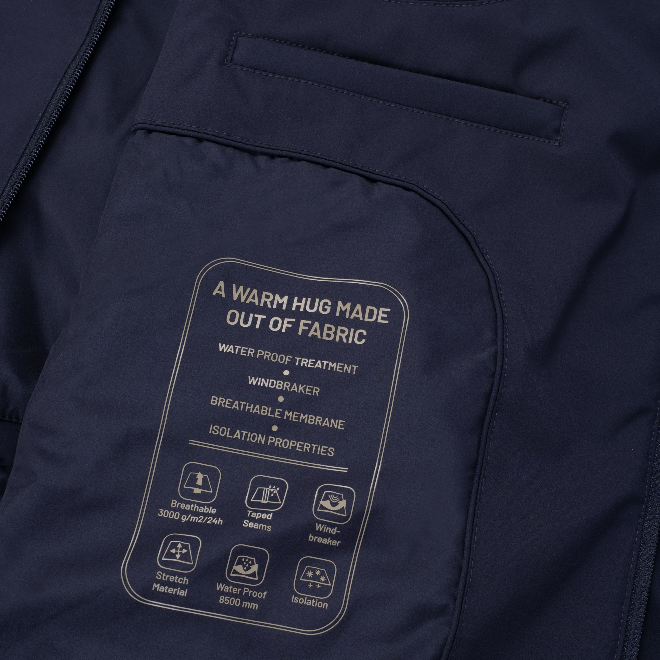 Pitch Stone Mac Coat, Navy, large image number 5