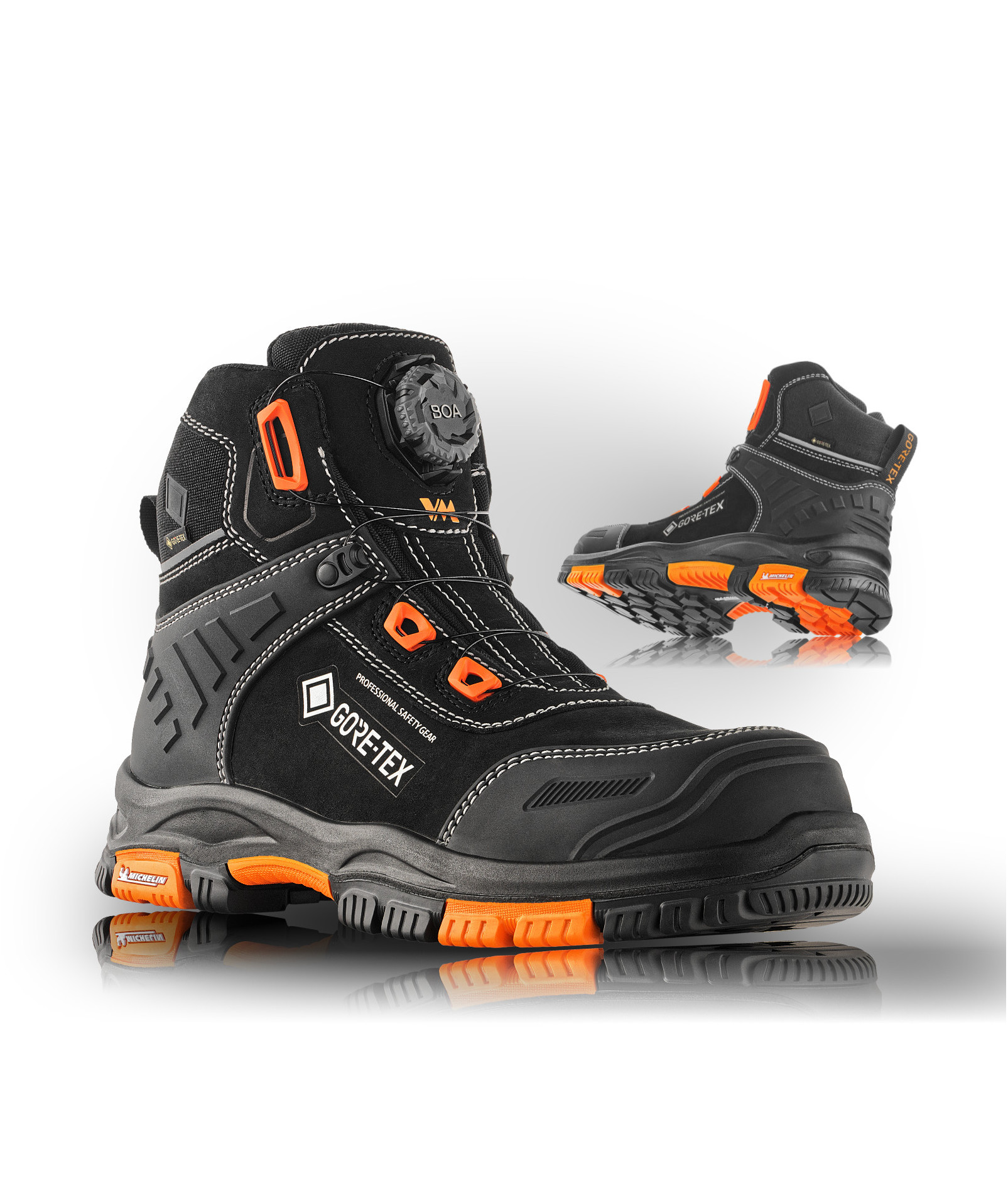 VM Footwear Oakland sikkerhedsst&oslash;vletter S7L, Sort, large image number 2