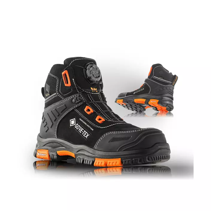 VM Footwear Oakland skyddskängor S7L, Svart, large image number 2