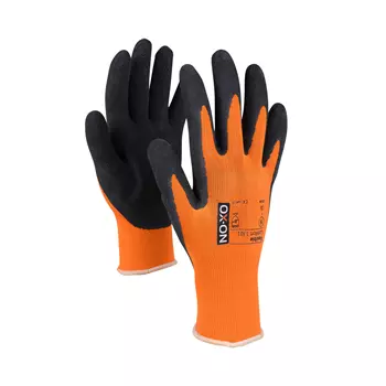 OX-ON Flexible Comfort 1301 work gloves, Black/Orange
