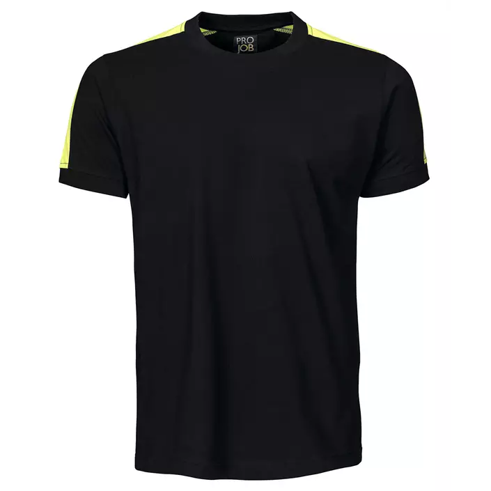 ProJob T-shirt 2019, Black/Yellow, large image number 0
