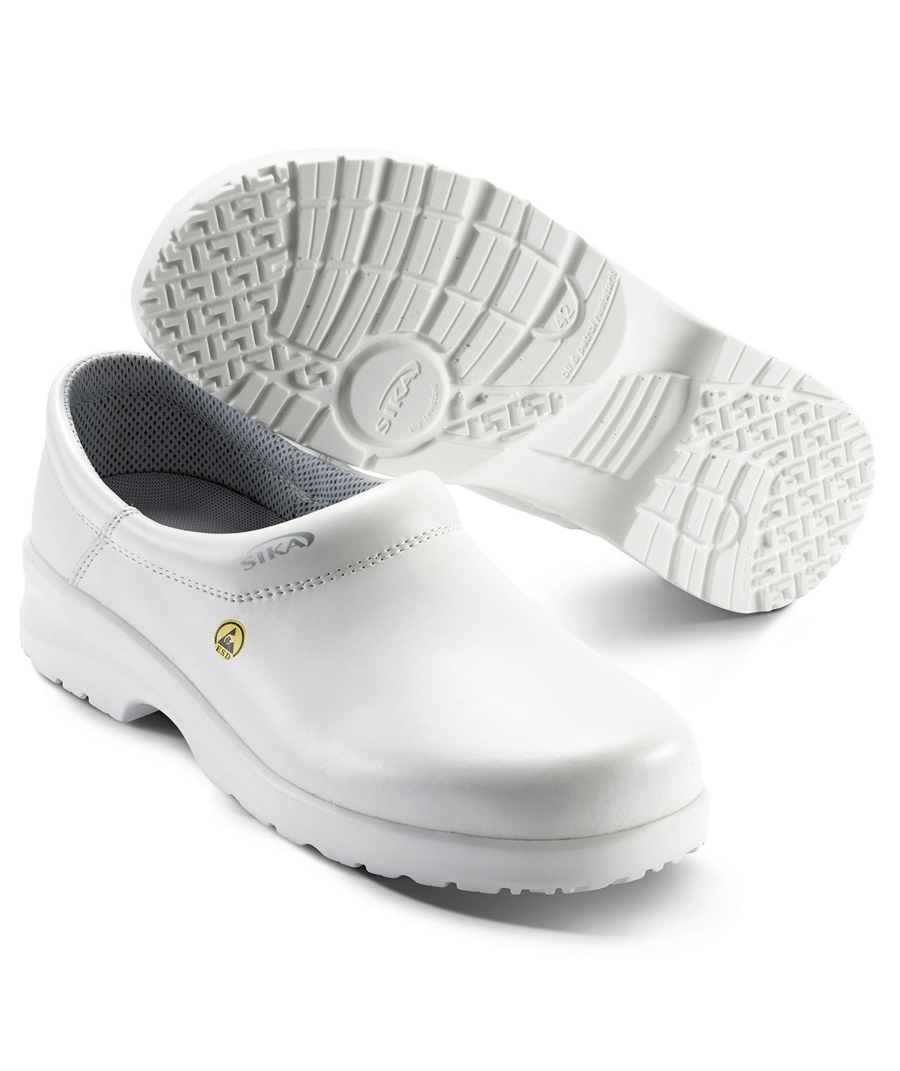 2:a sortering Sika fusion tr&auml;skor med h&auml;lkappa O2, Vit