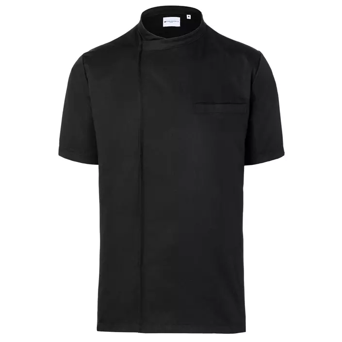 Karlowsky Basic kortærmet kokkeskjorte, Sort, large image number 0