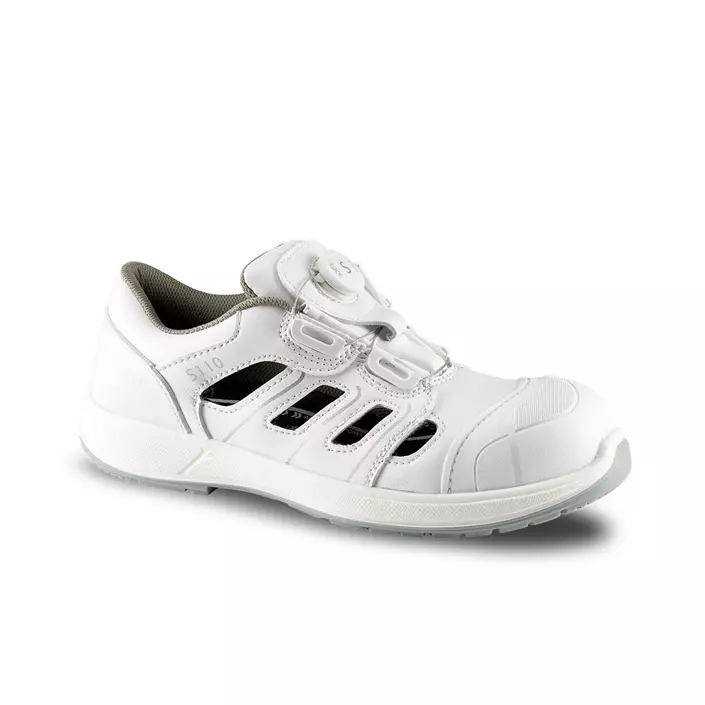 Sanita Tech safety sandals S1, White, large image number 0