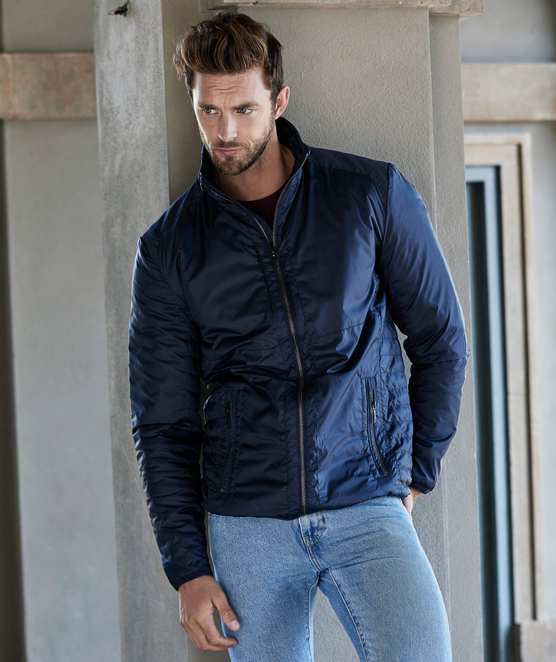 Tee Jays Newport jacka, Navy