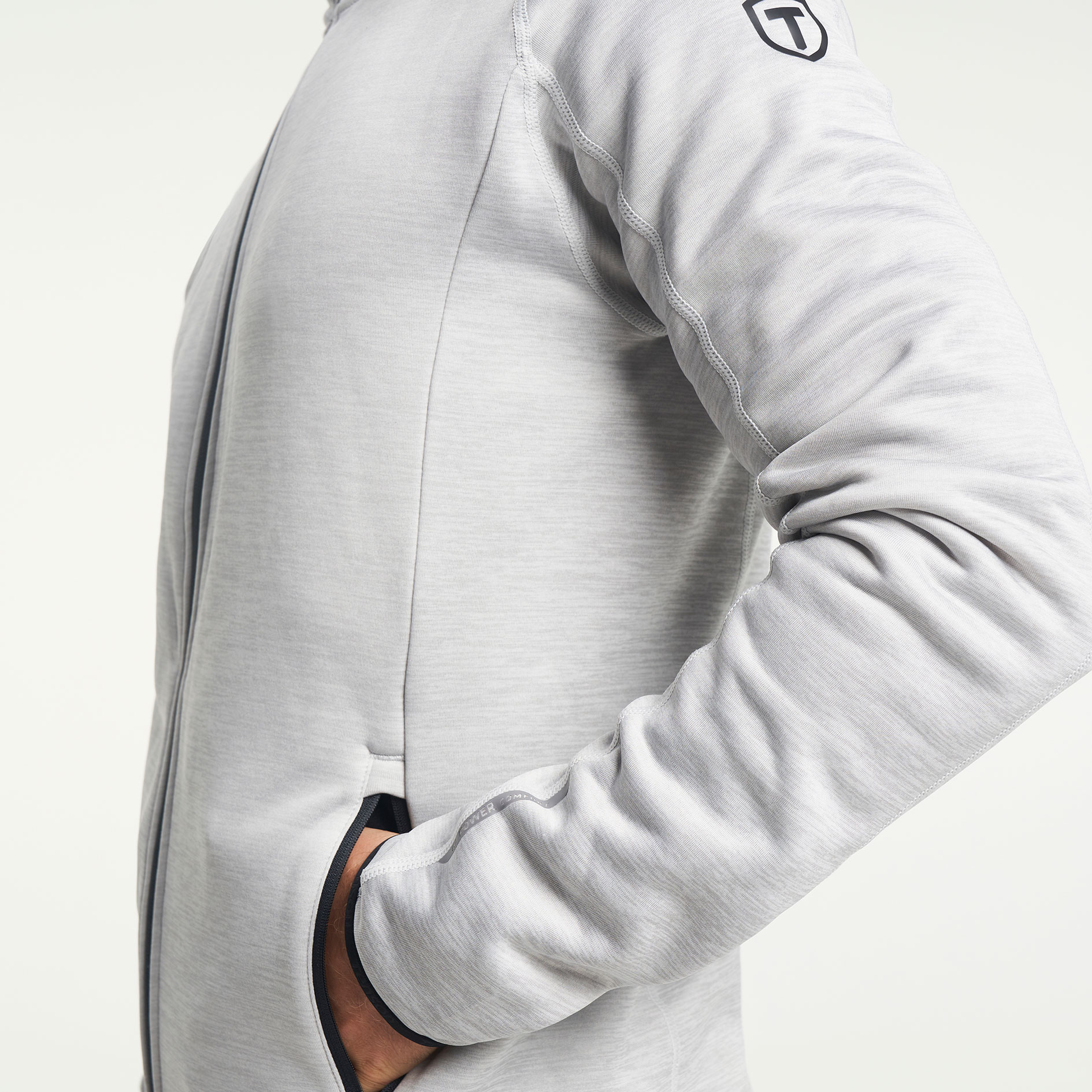 Tenson TXlite cardigan, Light Grey, large image number 5