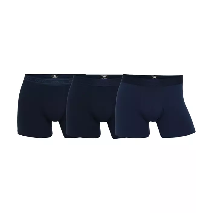 Dovre 3-pack boxershorts, Navy, large image number 0