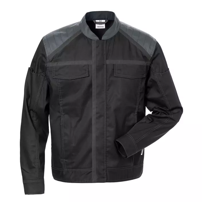 Fristads arbejdsjakke 4555, Sort/Grå, large image number 0
